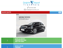 Tablet Screenshot of dolphintransfers.com